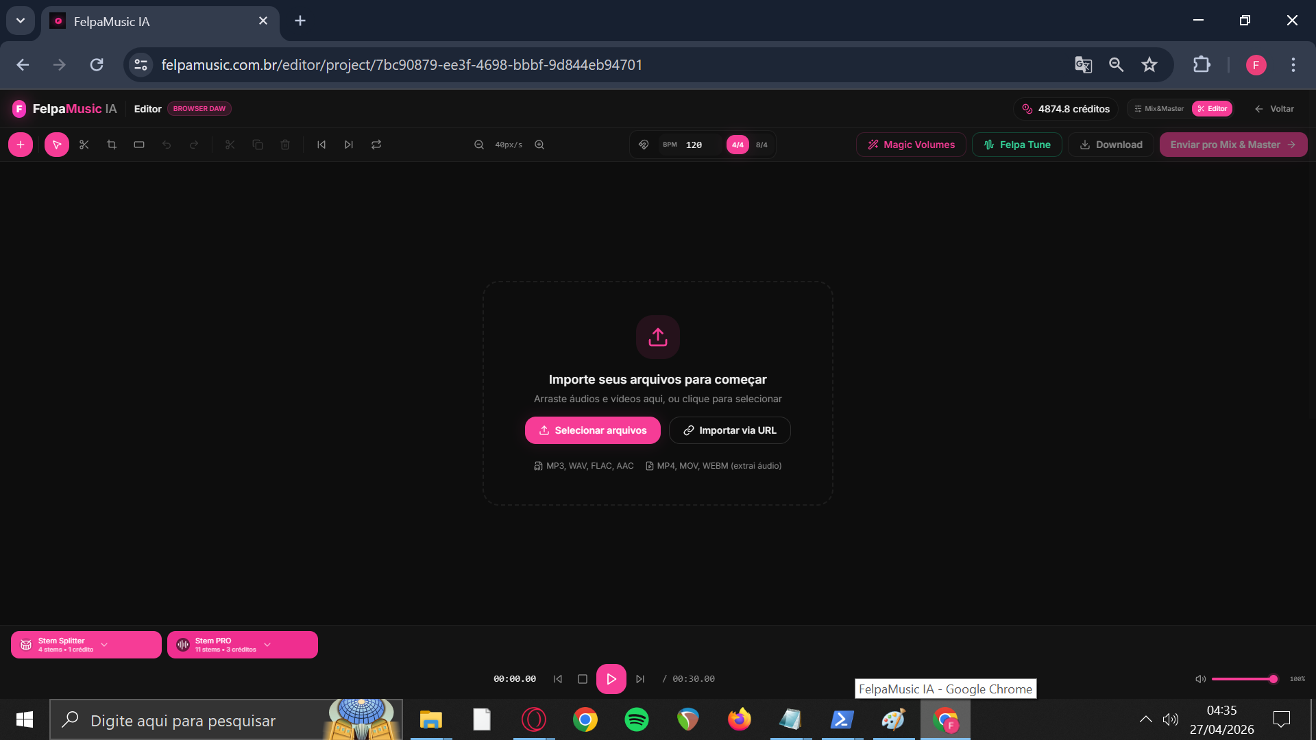 Editor do FelpaMusic