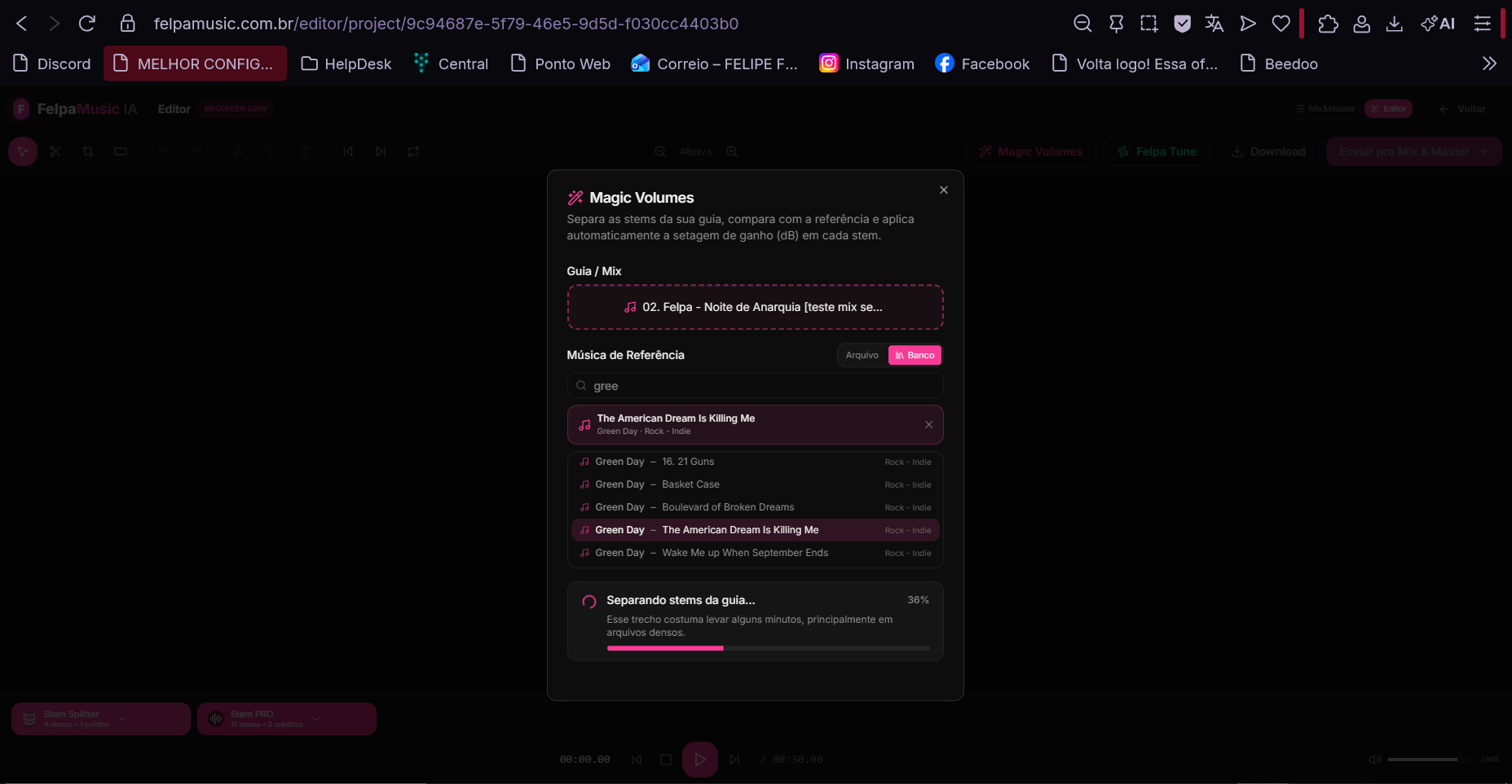 Magic Volumes no FelpaMusic