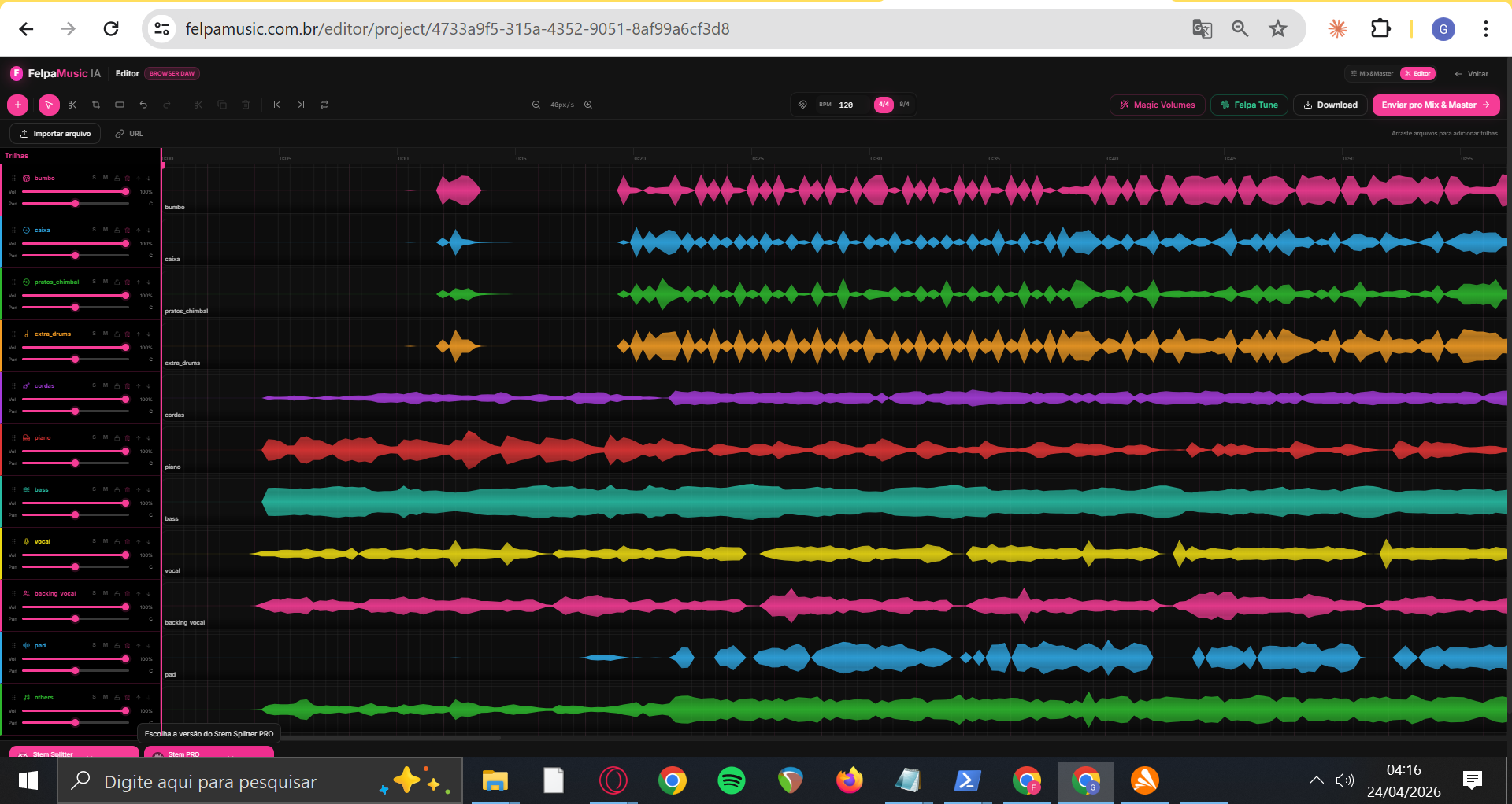 StemSplitter Pro no FelpaMusic